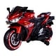 preview thumbnail 1 of 32, 12V Kids Electric Motorcycle with Training Wheels, Manual Throttle, Foot Brake, MP3, Lighting Wheels for Boys Red