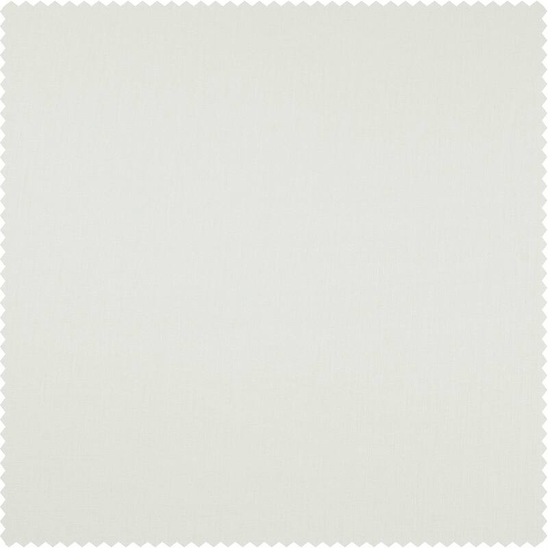 Exclusive Fabrics Room Darkening Euro Linen Curtain (1 Panel) - Window Treatment for Bedroom or Living Room