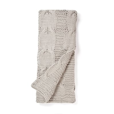 Cottage Home Michaela Cotton Knitted Throw Blanket