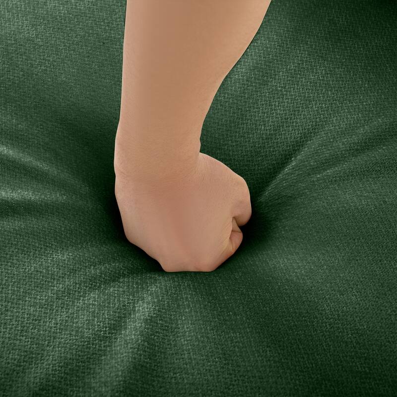 142.5" Chenille L-Shaped Sectional Sofa with Storage & Round Back