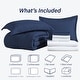 preview thumbnail 6 of 27, Home Essential Lightweight Bed In A Bag Bedding Set (Includes Comforter, Sham, Bedskirt, Fitted Sheet, Flat Sheet, Pillowcase)