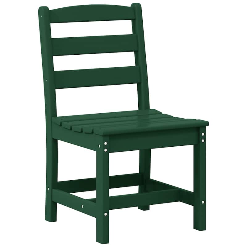 Shoreside Patio Dining Side Chair - Dark Green