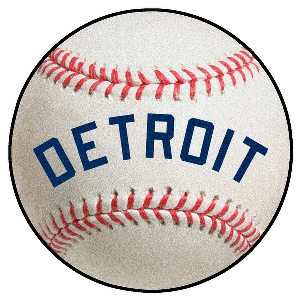 MLB - Detroit Tigers Retro Collection Baseball Rug - 27in. Diameter - (1964) - 3'6