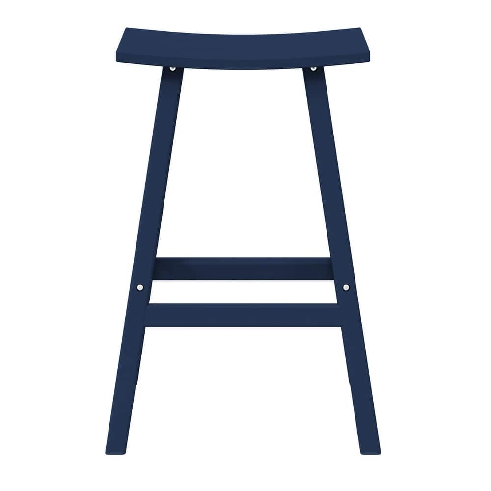 Laguna Hdpe All Weather Outdoor Patio 29" Saddle Seat Bar Stool