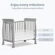 preview thumbnail 14 of 21, Dream On Me Violet 4-In-1 Convertible Mini Crib