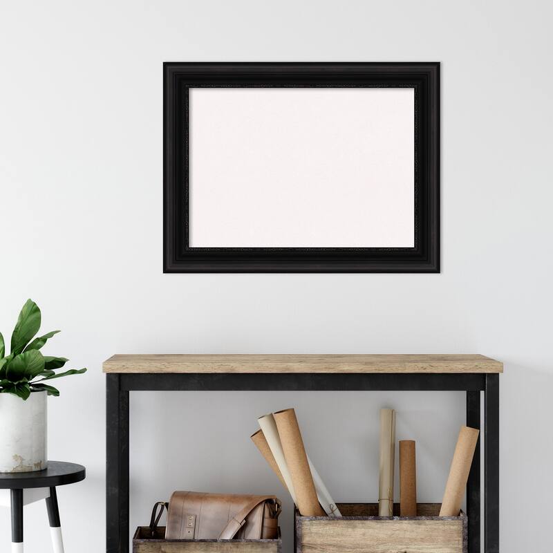 Parlor Framed White Corkboard Bulletin Board