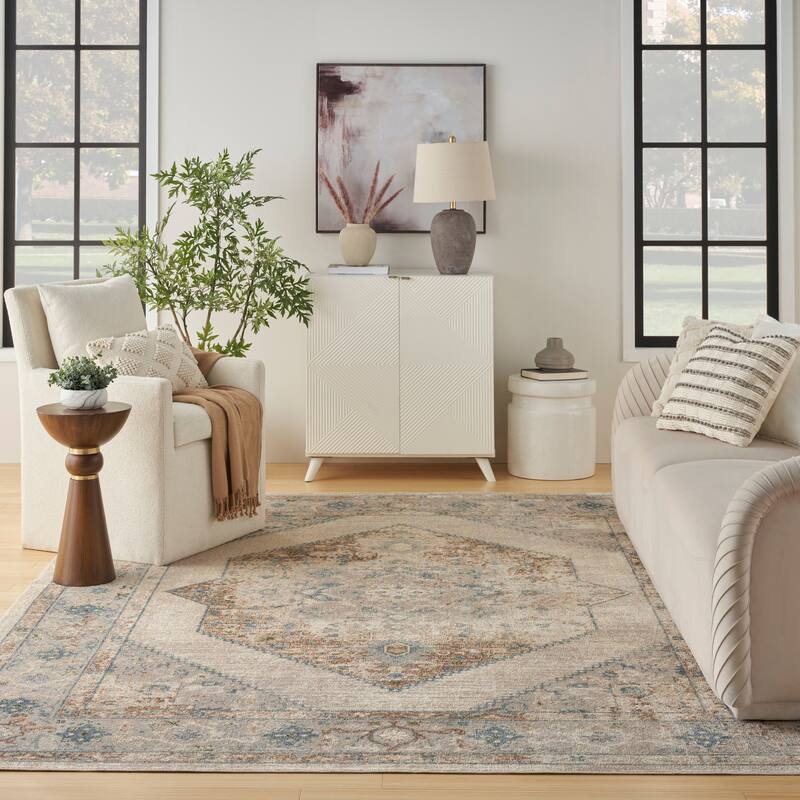 Nourison Astra Machine Washable Persian Area Rug