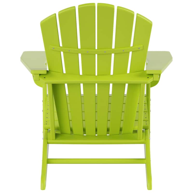 Altura Outdoor Eco-Friendly All Weather Poly Patio Adirondack Chair (Set of 2)