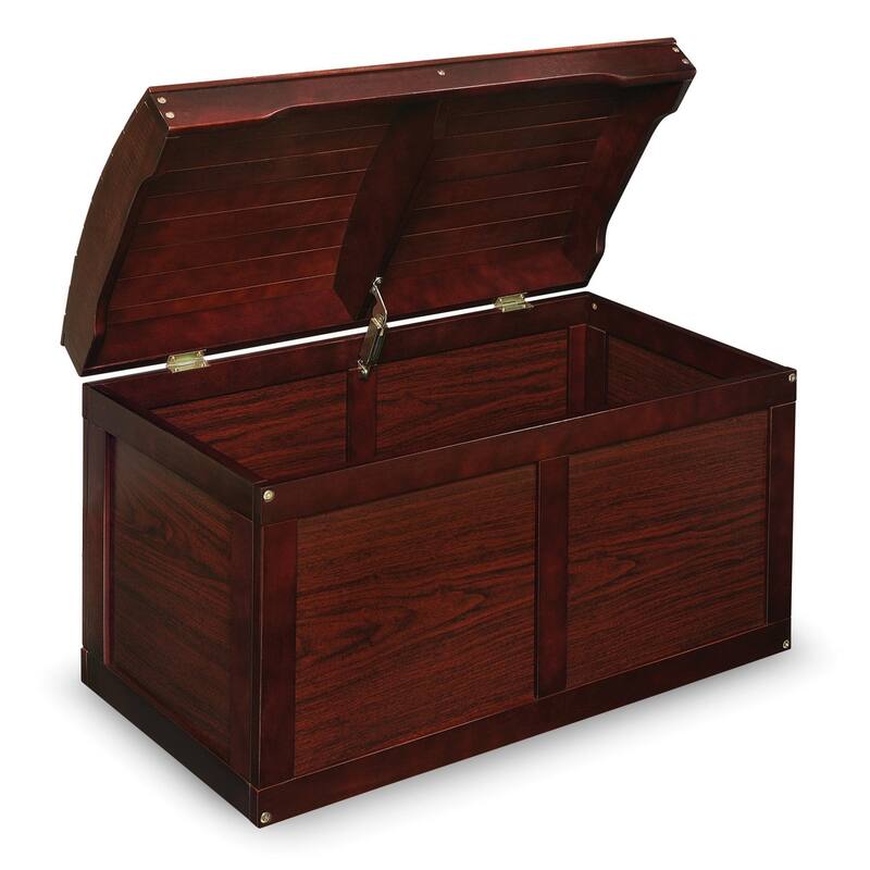 Hardwood Barrel Top Toy Chest