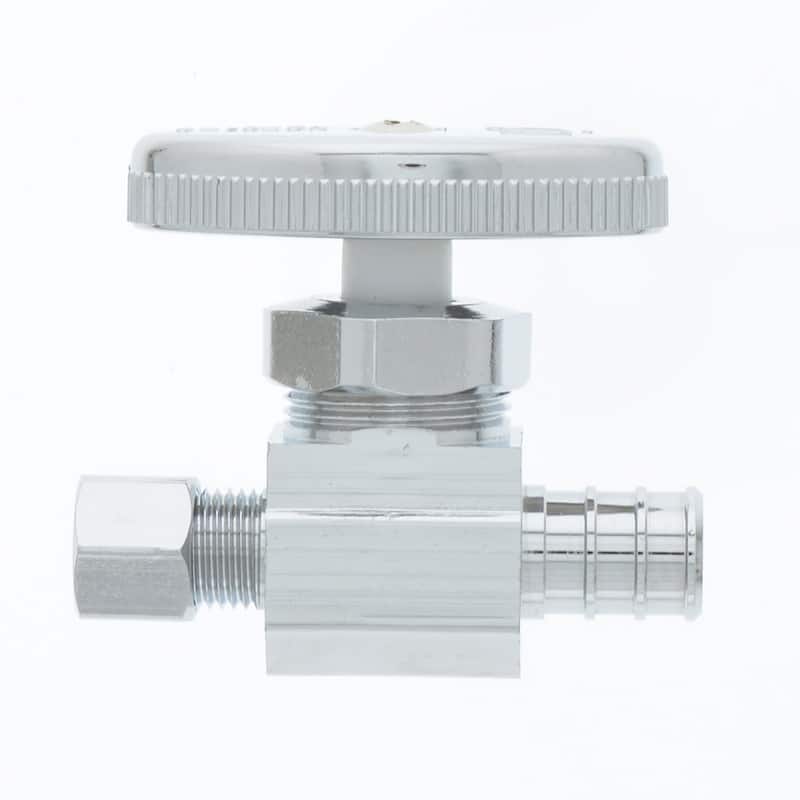 Jones Stephens S10412 Lead Law Compliant Not Certified 1/2 PEX X 1/4 - Chrome Plated