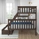 preview thumbnail 6 of 9, Max and Lily Twin XL over Queen Bunk Bed with Storage Drawers