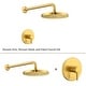 preview thumbnail 30 of 28, Luxier SS-B02 Single Handle 1-Spray Shower Faucet (Valve Included)