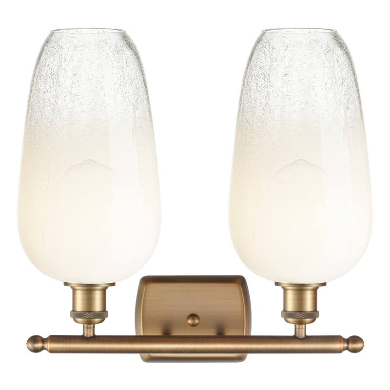 Innovations Lighting Endless Possibilities Ballston - Brookhaven Flute - 2 Light 17" Bath Vanity Light