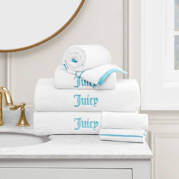 Juicy Couture Neon Border Bath Towels 6-Piece