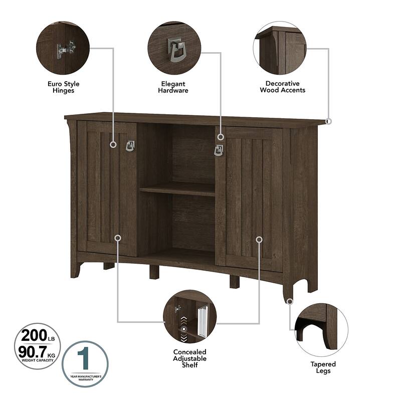 Salinas Accent Storage Cabinet with Doors by Bush Furniture