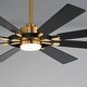 preview thumbnail 3 of 3, Maxim 88878 Helm 72" 8 Blade Indoor LED Ceiling Fan