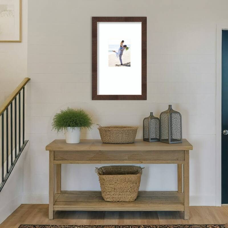 Wildwood Brown Narrow Framed Picture Frame, Photo Frame