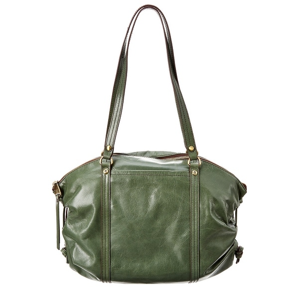hobo flourish leather shoulder bag