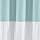 preview thumbnail 9 of 15, Lush Decor Tulle Skirt Colorblock Shower Curtain