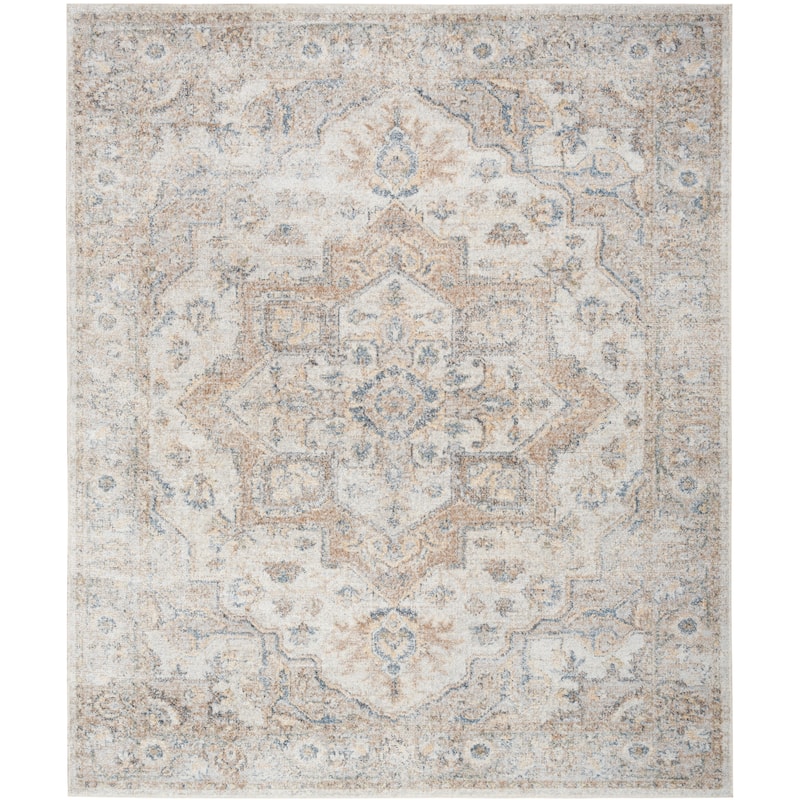 Nourison Astra Machine Washable Distressed Area Rug