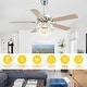 preview thumbnail 11 of 20, Oaks Aura 52in. Luxury Modern Crystal Ceiling Fan with Lights and Remote, 6 Speeds DC Motor Reversible Chandelier Ceiling Fan