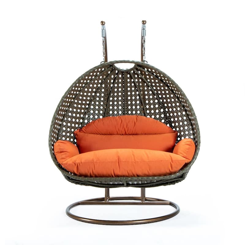 2-Person Hanging Egg Chair Cushion - Durable, Soft Outdoor Swing Seat Replacement - All Colors