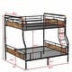preview thumbnail 29 of 36, Heavy Duty Metal Bunk Bed,Industrial Detachable Bunkbeds with Safety Guard Rails ，Multiple Size