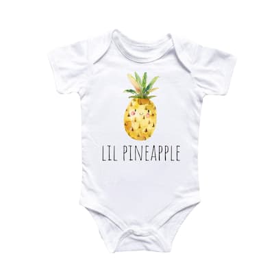Little Pineapple - Baby Boy Girl Clothes Infant Bodysuit Funny Cute Newborn