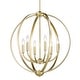 preview thumbnail 9 of 10, Golden Lighting Colson 6 Light 26" Wide Taper Candle Style Chandelier