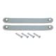 preview thumbnail 2 of 3, Leather Drawer Pull for Kitchen Bedroom Dresser Cupboard
