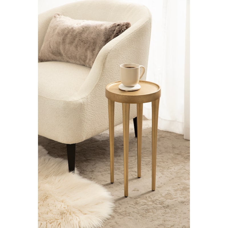 Kate and Laurel Rava Metal Drink Table