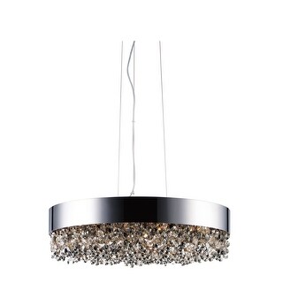Maxim Mystic 24" Wide LED Crystal Drum Chandelier