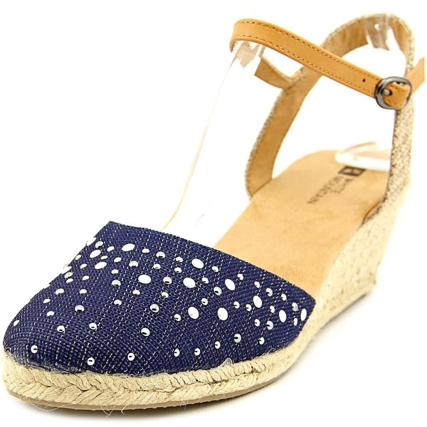 White Mountain Saltwater Women DkBlue Sandals