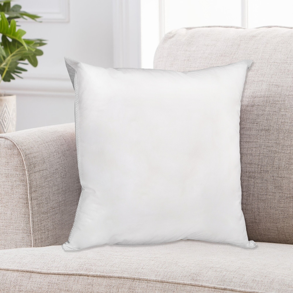Nestl Plain Throw Pillows 18x18 Inches Decorative Pillow Insert Square Throw Pillow Inserts 4 Pack Premium Down Alternative Polyester Pillow