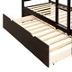 preview thumbnail 16 of 24, Pine Wood Twin Bunk Beds for Kids with Safety Rail and Movable Trundle Bed