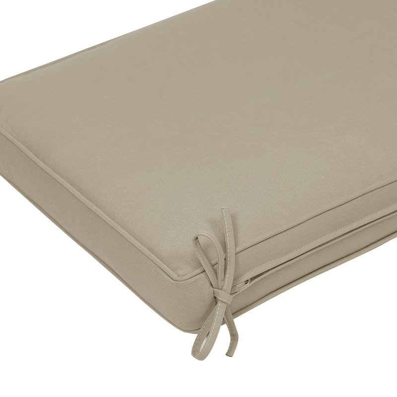 Aoodor Patio Furniture 46" x 18" x 3" Outdoor Bench Cushion - N/A