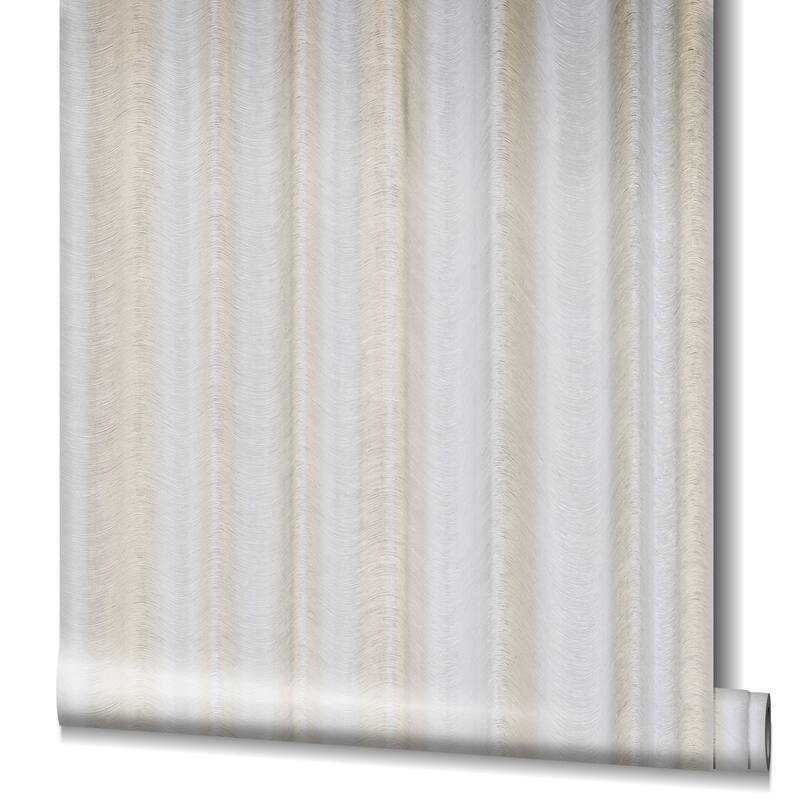 Galerie Wallcoverings Air Collection Silk Wave Shimmer Textured Wallpaper Roll