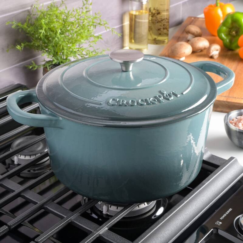 Crock Pot Artisan 7-Quart Round Dutch Oven