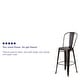 preview thumbnail 24 of 22, 30-inch Distressed Metal Indoor/Outdoor Barstools (Set of 4)