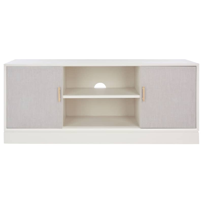 SAFAVIEH Estella 2 Door 1 Shelf Media Stand - 47" W x 16" D x 20" H - White