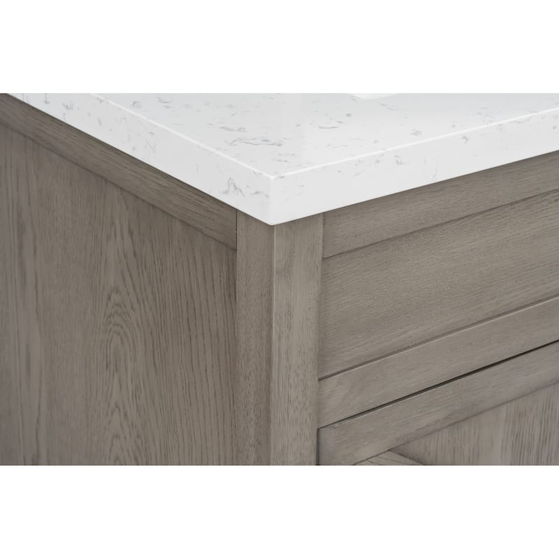 31'' Seward Bathroom Vanity with Engineered Stone Top - 31 L x 22 D x 34 H