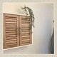 preview thumbnail 6 of 5, Stockholm Wall-Mounted Bathroom Cabinet Double Vented Doors - 20.50"L x 8.70"W x 21.70"H
