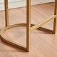 preview thumbnail 7 of 81, Leick Home Upholstered Barrelback Counter Stool with Metal Base
