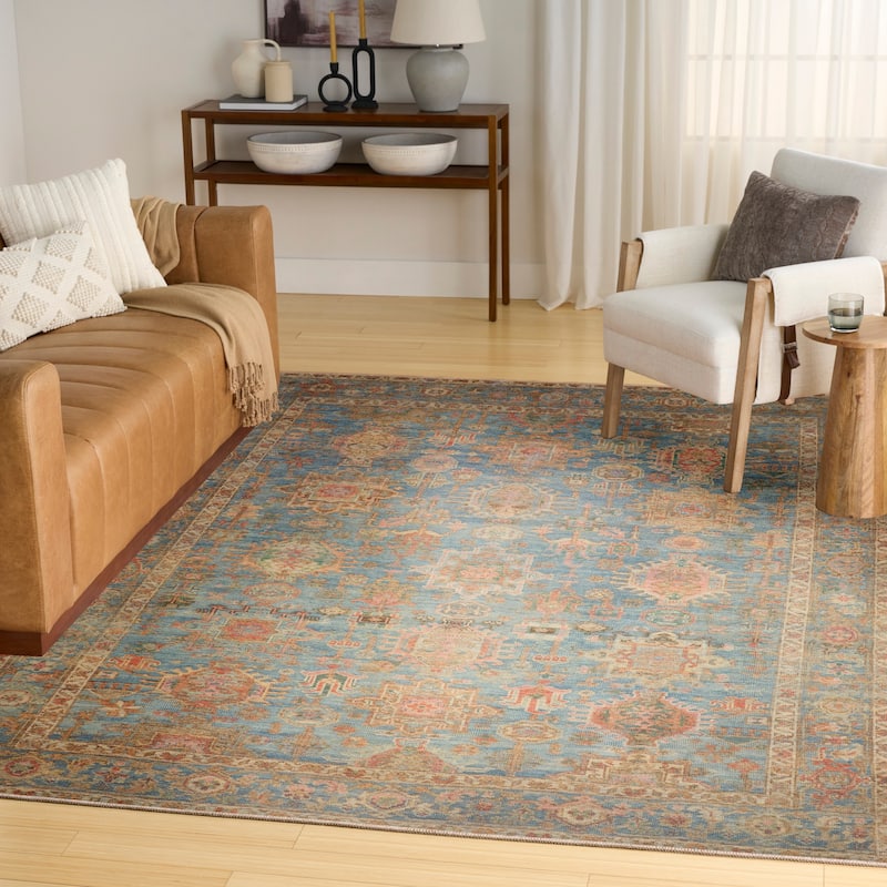 Nourison Vintage Washables Indoor only Persian Area Rug