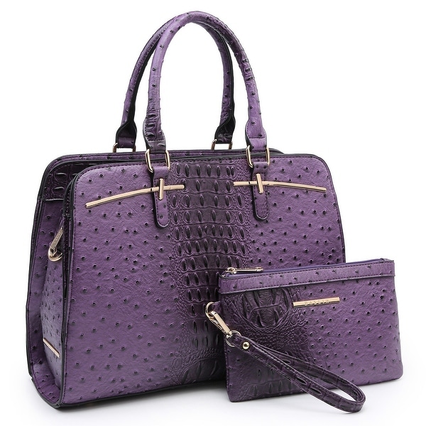 Purple leather handbags for sale deals