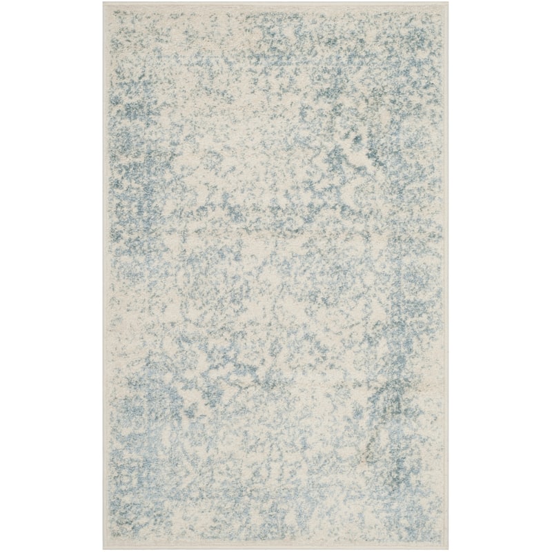 SAFAVIEH Adirondack Riin Rustic Shabby Chic Distressed Rug - 2' x 3' - Ivory/Slate