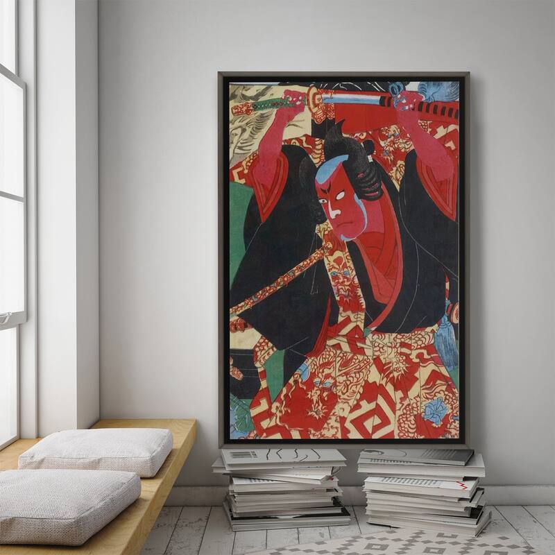 Large Wall Art, Framed Art, Asian Inspired Art, by Unknown Artist
