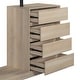 preview thumbnail 33 of 33, Modern Wardrobe Closet with Drawers Shelves and Cabinets Storage Organizer - 55.30"L