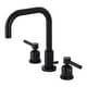 preview thumbnail 2 of 13, Concord 8 in. Widespread Bathroom Faucet Matte Black