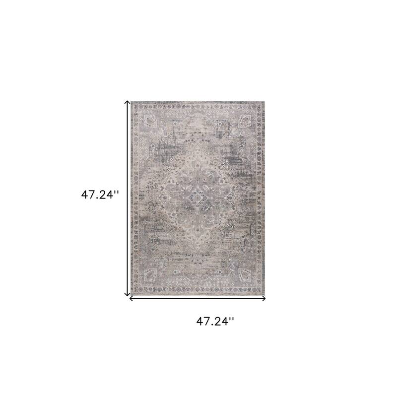 Bike Distressed Stain Resistant Woven Durable Area Rug By HomeRoots
